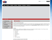 Tablet Screenshot of dbacoustics.com.au